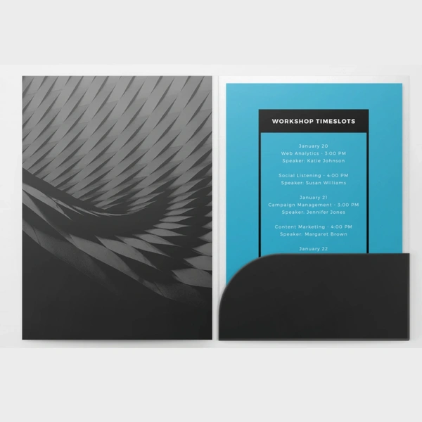 Glued Presentation Folder 