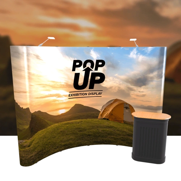 4x3 Curved Pop-Up