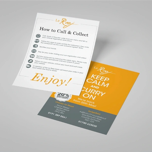 Takeaway Flyers