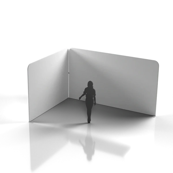 Fabric Exhibition Solution - 4m x 3m 2-Wall
