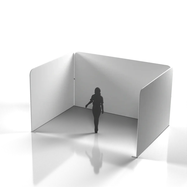 Fabric Exhibition Solution - 4m x 3m 3-Wall